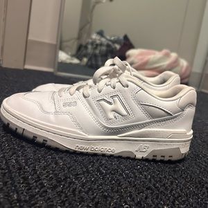White/grey new balance 550 almost brand new.